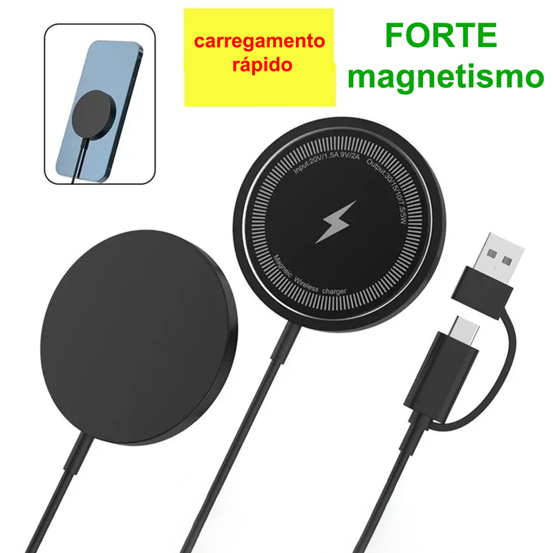 MagCharge Pro - Estação de Carregamento Magnético Sem Fio