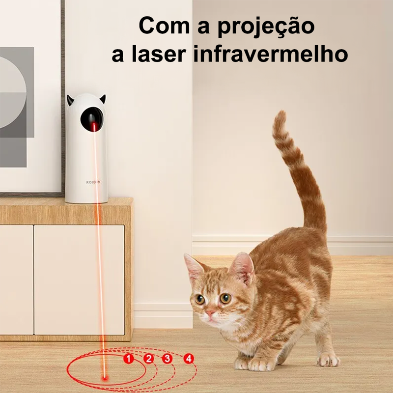 LaserCat - Brinquedo Interativo Automático para Gatos