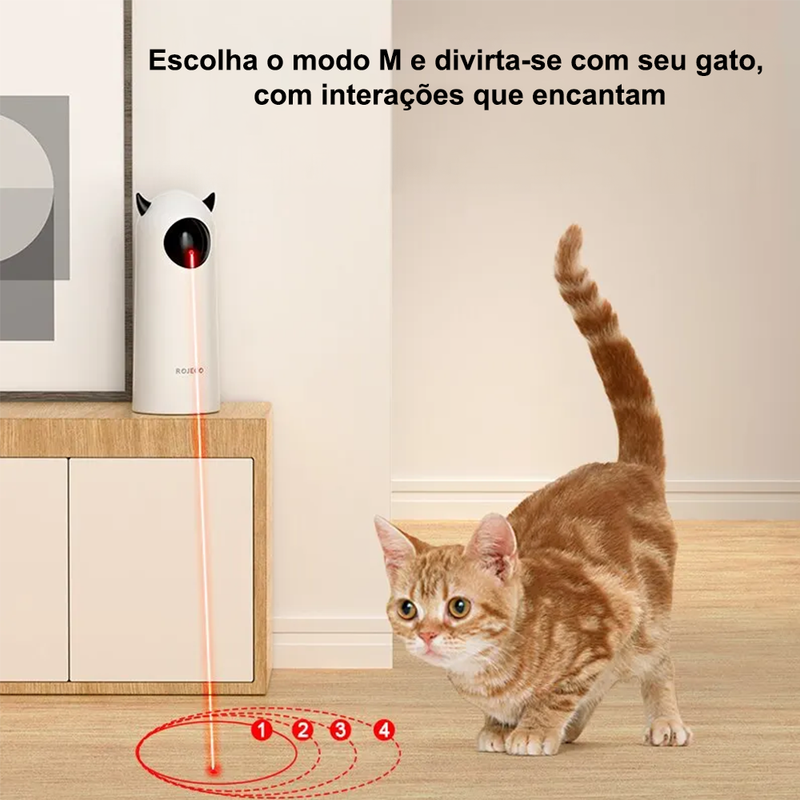 LaserCat - Brinquedo Interativo Automático para Gatos