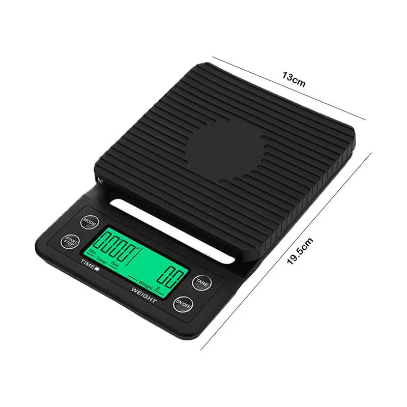 Balança de Precisão com Timer - 0.1g - LCD de Alta Precisão - Escala Digital de Cozinha