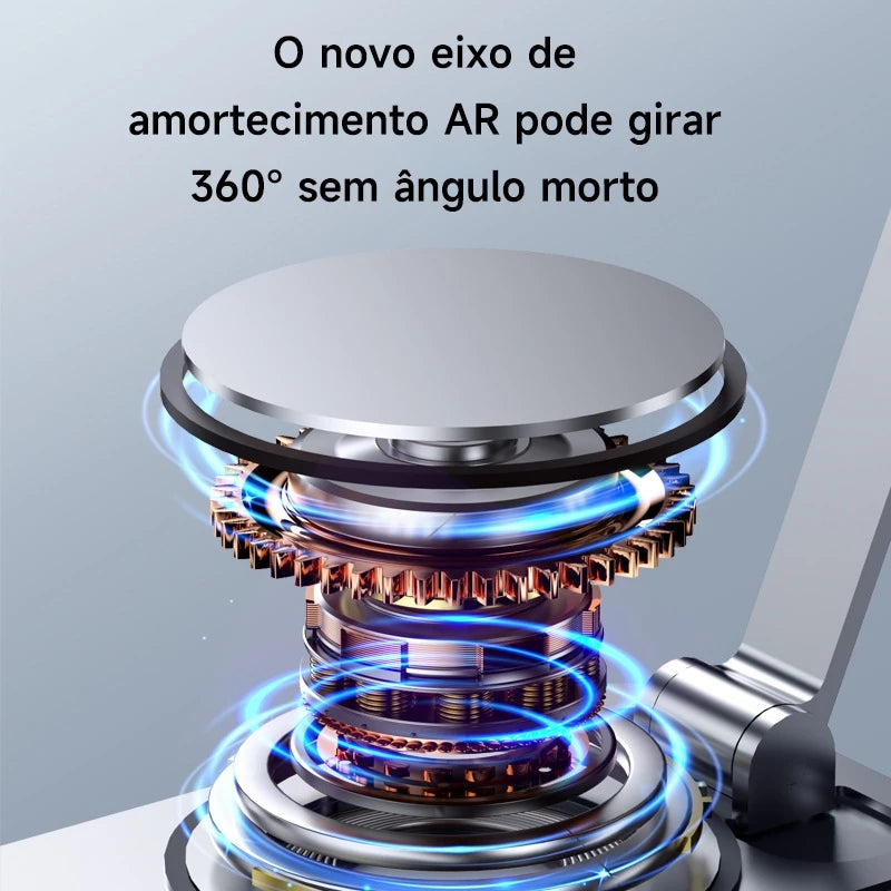 360º Suporte de Mesa Base Rotatória Ajustável  Para Smartphones e Tablets